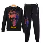 2019 luxury tracksuit hommes jacket philipp plein jogging suits rainbow hair skull